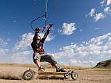 The best alternative way to get to work: on a kite board.